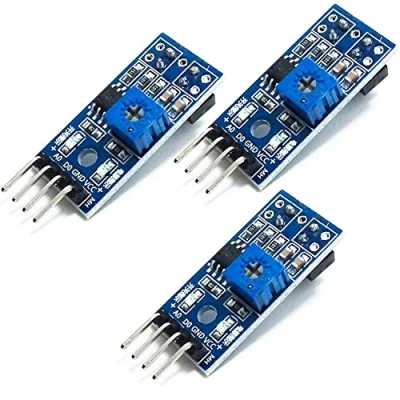 Bild av AZDelivery 5 x TRCT5000 IR infraröda linjer efterföljande hinder för att undvika kompatibel med Arduino och Raspberry Pi