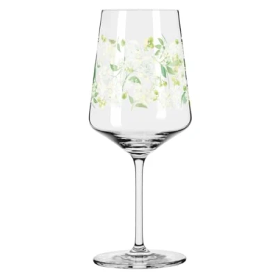 Bild av RITZENHOFF 2931012 aperitifglas 500 ml serie sommarrep motiv nr 12 med färgglada blommor Tillverkad i Tyskland