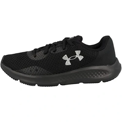 Bild av Under Armour Charged Pursuit 3 Neutrala löparskor black, Storlek: 35.5, Black Konstmaterial/textil
