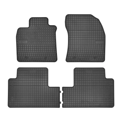 Bild av FROGUM 0802 Ensemble de tapis sol Caoutchouc avant et arrière 4 noir Sur mesure
