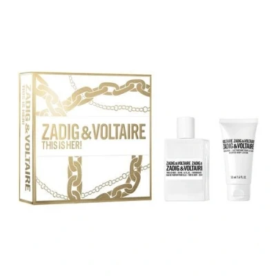 Bild av Zadig &amp; Voltaire Fragrances THIS IS HER EDP 50ML + BODY Lotion Ansiktsvårdsset, Storlek: One Size,