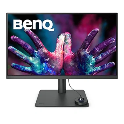 Bild av BenQ PD2705U Grafikerskärm (AQCOLOR teknik, 27 tum, 4K UHD, IPS, P3 färgutrymme, USB C laddning, DP/HDMI, KVM, hårdvara kalibrerad, höjdjusterbar), Mackompatibel
