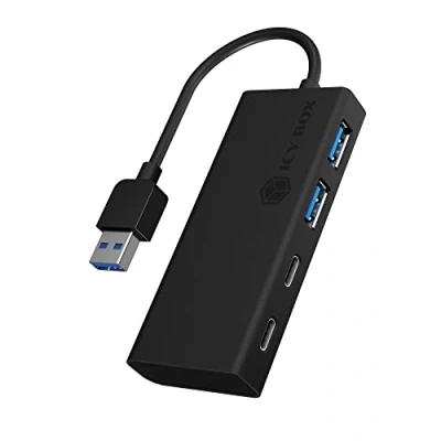 Bild av ICY BOX USB 3.0 Hub Type A till 2 x portar, IB HUB1426 U3