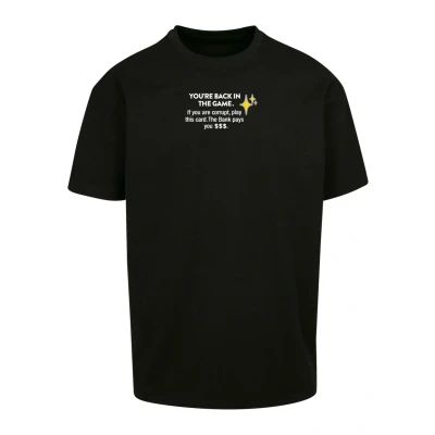 Bild av Upscale by Mister TEE Intepol Oversize Tshirt med print, Storlek: Large, Black