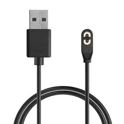 Bild av kwmobile Laddarkabel kompatibel med AfterShokz Aeropex AS800/OpenComm ASC100SG laddare för Smart Watch USB kabel svart
