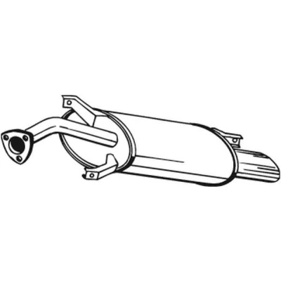 Bild av BOSAL 235 135 Silencieux arrière VOLVO: S40 I, V40 Break