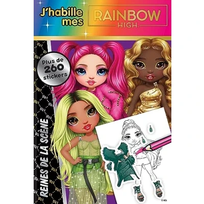Bild av Rainbow High J&#039;habille Reines de la scène: Avec plus 260 stickers