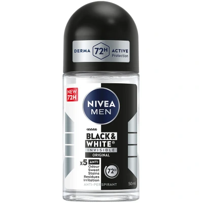 Bild av NIVEA MEN Invisible Black &amp; White Roll On Deodorant 50 ml