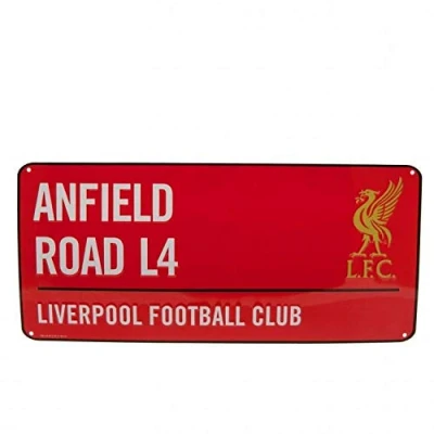 Bild av Liverpool färg gatuskylt flerfärgad