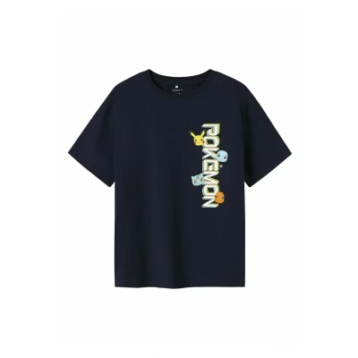 Bild av Name IT pojkar Nkmmat Pokemon Nreg Ss Top Box Sky, marinblå blazer, 146 152