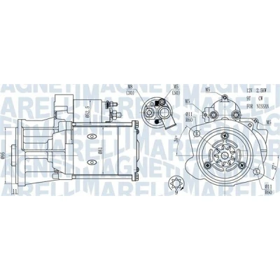 Bild av Startmotor Magneti marelli 063721491010