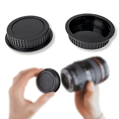 Bild av Lens Aid bakre objektivlock kompatibelt med Fujifilm X objektiv Skyddslock för kameror fattning Robust linsskydd förvaring, transport och skydd mot smuts, damm repor