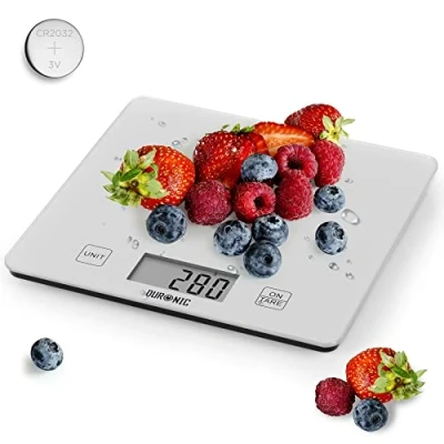 Bild av Duronic KS1080 köksvåg med 10 kg kapacitet noggrannhet till 1 g bred digital display TARE vikttilläggsfunktion perfekt för bakning eller som postvåg