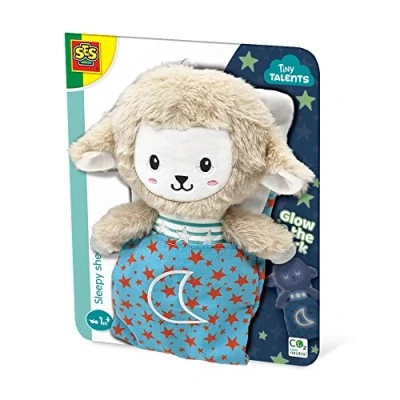 Bild av SES Tiny Talents Sleepy Sheep Night Buddy Glow in the Dark
