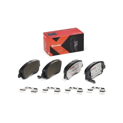 Bild av BREMBO P 18 025X Jeu de plaquettes frein avec indicateur d&#039;usure accessoires KIA: RIO 4, 3, 3 Stufenheck, HYUNDAI: i20 III