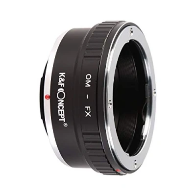 Bild av K&amp;F Concept OM to FX,OM Fuji Adapter, Lens Mount Adapter for Olympus Zuiko Fujifilm X FX Camera XT2 XT20 XE3 XT1 T2