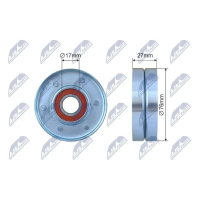 Bild av Spännrulle, Drivrem, jaguar,land rover, C2C36146, C2S11662, C2S45579, PQG 500030, T38279