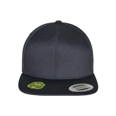 Bild av Flexfit Organic Cotton Snapback 6089OC Keps Unisex, Mörk Marinblå, one size