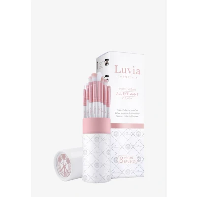 Bild av Luvia Cosmetics ALL EYE WANT Sminkborstset, Storlek: One Size, Pearl white/candy pink