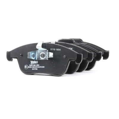 Bild av VALEO 302128 Jeu de plaquettes frein FIRST Essieu avant contact signal d&#039;usure exclu avec tôle anti bruit RENAULT: MEGANE 3 Grandtour, 2
