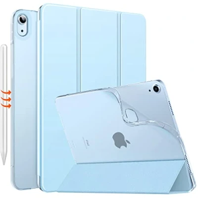 Bild av MoKo for iPad Air 6th Generation 11 inch Case (M2) 2024, 5th/4th Gen 10.9&quot; 2022/2020, Translucent Frosted Soft TPU Back Cover 6/5/4 Gen, Slim Case, Sky Blue