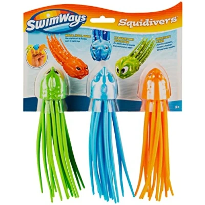 Bild av SwimWays SquiDivers 6046822 Badleksak, Flerfärgad, Från 5 år