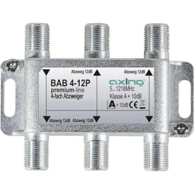 Bild av Axing BAB 4 12P Kabel TV delare faldig 5 1218 MHz
