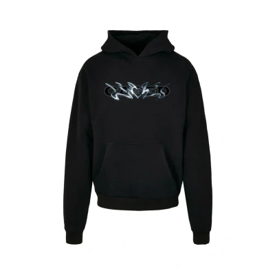 Bild av Upscale by Mister Tee Cagedchrome Ultra Heavy Oversize Hoodie Luvtröja, Storlek: XL, Black