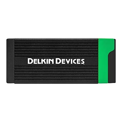 Bild av Delkin USB 3.2 CFexpress typ B &amp; SD UHS II minneskortläsare, svart (DDREADER 56)