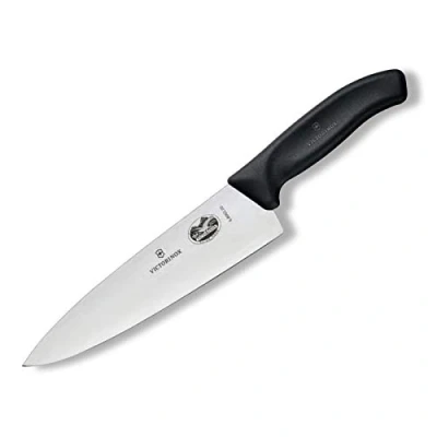 Bild av Victorinox, Swiss Classic, Profi Tranchiermesser, Extra Scharfe Klinge, gerader Schliff, 20 cm, Robuster Kunststoffgriff, Rostfreier Stahl, schwarz