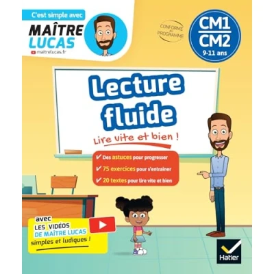 Bild av Lecture fluide CM1 CM2 10 11 ans: Maître Lucas Par matière