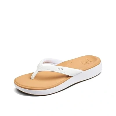 Bild av Reef Tofflor &amp; inneskor, Storlek: 36, White/tan Pu