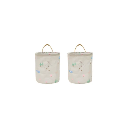 Bild av OYOY MINI Forest Storage Förvaringslåda för barn Beige, Small L18 x W18 H22
