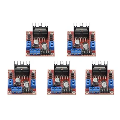 Bild av ARCELI 5 st L298N motor drivstyrkortsmodul dubbel H bro DC stegmodul