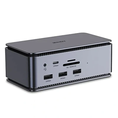 Bild av Lindy DST Pro USB4, USB C bärbar dockningsstation