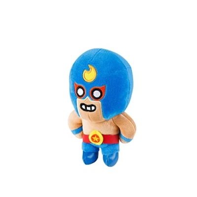 Bild av Brawl Stars EL PRIMO The Mexican Wrestler Plushies 16,5 cm hög Plyschleksaksdocka P.M.I. Officiella licensierade leksaker Supercell Present till spelare Samlarobjekt