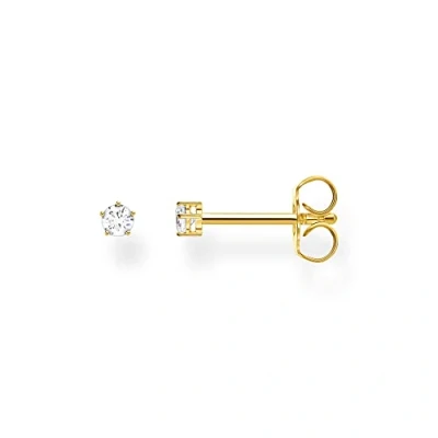 Bild av Thomas Sabo boucles d&#039;oreilles simples pierre blanche petit argent sterling 925 H2147 051 14