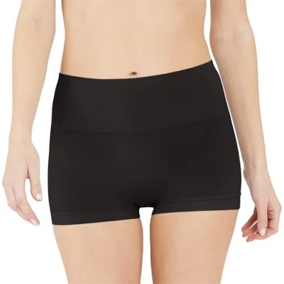 Bild av Spanx Shapewear för kvinnor, Everyday Shaping trosor i Boyshort modell med magkontroll, Black, M