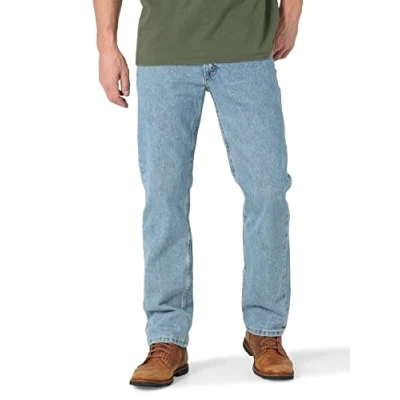 Bild av Wrangler Authentics herr avslappnade byxor, Mörk balsam, 32W / 30L