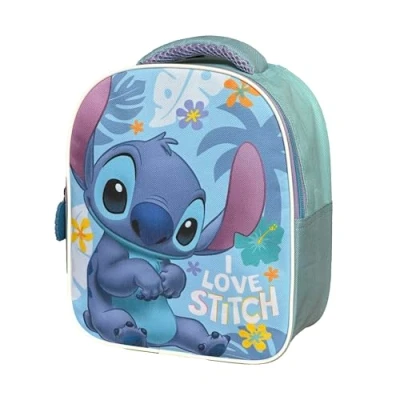Bild av Superdiver barnryggsäck stitch officiell Disney licens perfekt för skola och dagis pojkar flickor blå mått: 24 x 20 10 cm, blå, 24x20x10cm