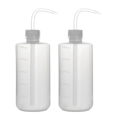 Bild av Stonylab Tvättflaska, 2 pack plastklämflaska LDPE med smal mun (500 ml, pack)