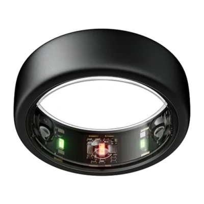 Bild av Oura Gen3 Horizon Smart Ring storlek 11, Stealth Registrera sömn, puls och kondition upp till 7 dagars batteritid kompatibel med iOS/Android Prova ut storleken Ouras storlekskit