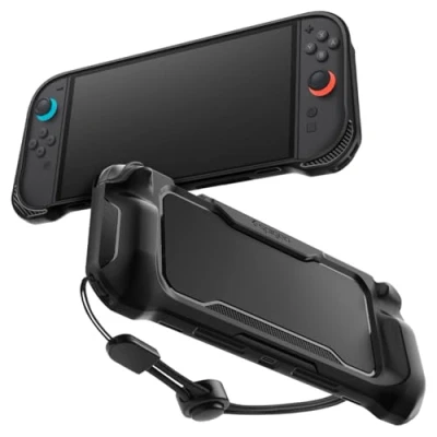 Bild av Spigen Rugged Armor matte black Nintendo Switch 2 Miscellaneous Tillbehör till spelkonsol