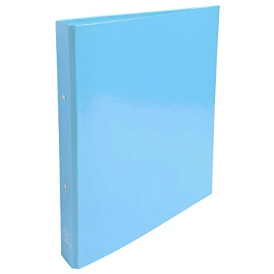 Bild av Exacompta Ref 549292E Iderama ringpärm 320 x 240 mm i storlek, lämplig för A4 dokument, 2 ringar, glansig belagd bräda, 40 rygg, 30 ringar ljusblå