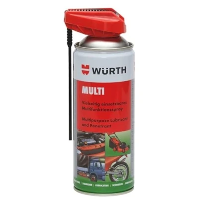 Bild av Würth Underhållsolja multi 400 ml 2 vägs sprayhuvud mångsidig multifunktionsspray