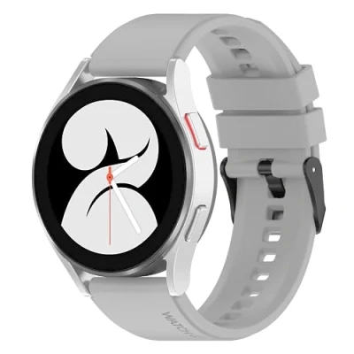 Bild av Armband för Huawei Watch GT2 46 mm, ersättningsklockarmband i silikon, kompatibelt med GT3/GT3 Pro/GT2 Pro (Ljusgrå)
