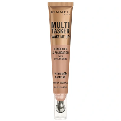 Bild av Rimmel Multi Tasker Wake Me Up Foundation and Concealer 20ml (Various Shades) 055 Classic Beige