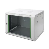 Bild av DIGITUS Nätverksskåp 19 tums rack 9U Väggmontage 450 mm djupt Bärförmåga 60 kg Dynamic Basic serien Grått
