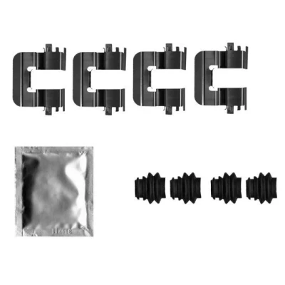 Bild av TEXTAR 82550100 Kit d&#039;accessoires, plaquette de frein à disque HYUNDAI: i20 II 3/5 portes, i40 CW, Sonata V, KIA: CARENS 4