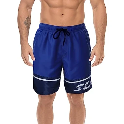 Bild av Baddräkt för Män. Snabbtorkande Badshorts, Baddräkt, Strand. Z1903, storlek M.